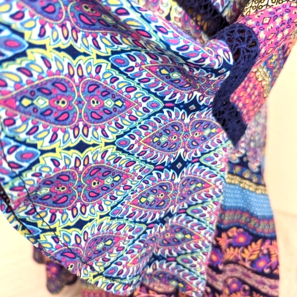 JJ's Fairyland Bohemian Blouse With Bell Sleeves. Medium - Picture 10 of 10